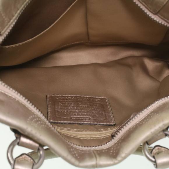 Coach Shoulder Bag Leather 5Set Black Beige Auth 37691 - Picture 8 of 10